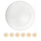 Nuwatt 5/6" LED Flush Mount Ceiling Light, Dimmable Retrofit Disk Recessed Lighting Fixture, 2700K, PK6 NW-R-DSK-6-15W-27K-6P - alternate 1